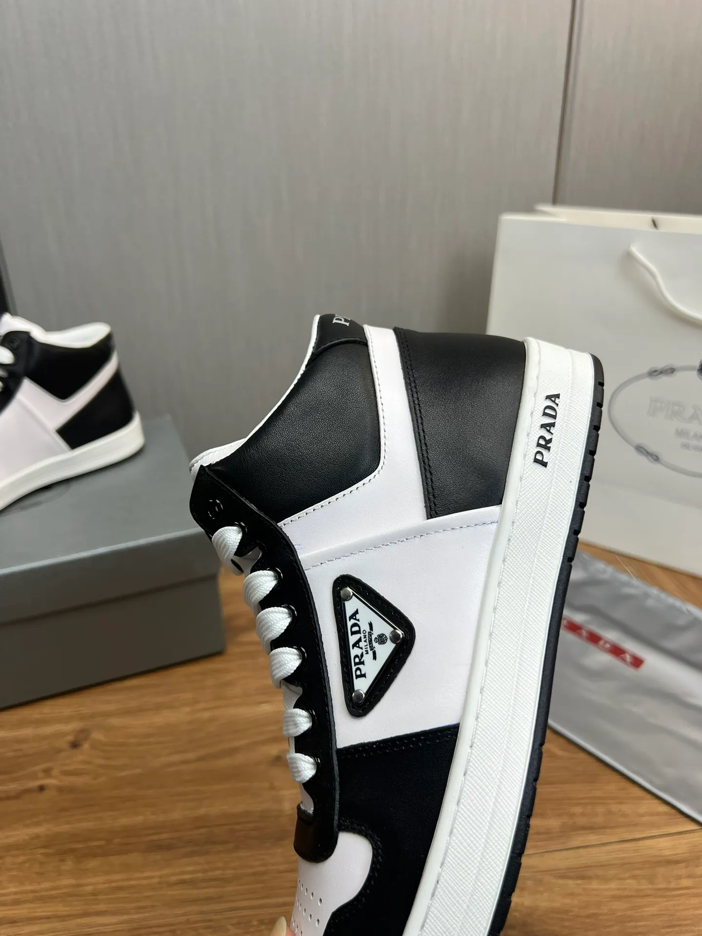 Men's shoes 💰620💰 [PRADA] Autumn and winter hot sale 🔥High quality shipment ✔️Original cowhide + cowhide lining, 1🆚1 replica, original sole, 38-45 (45 customized, non-refundable)